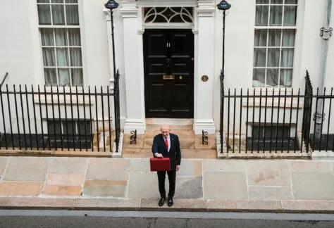 Chancellor of the Exchequer John Healey prepares to deliver the Budget at 11 Downing Street. Picture by Ben Dance / Treasury